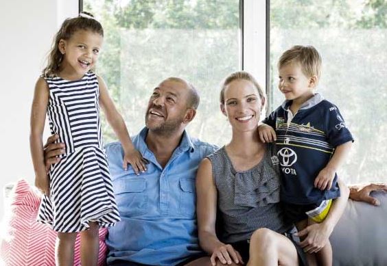 Andrew Symonds and his wife Laura Symonds