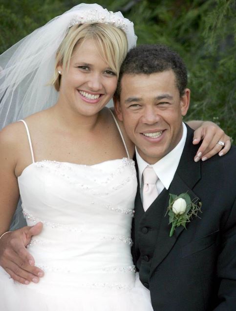 Brooke Symonds and her ex-husband Andrew Symonds