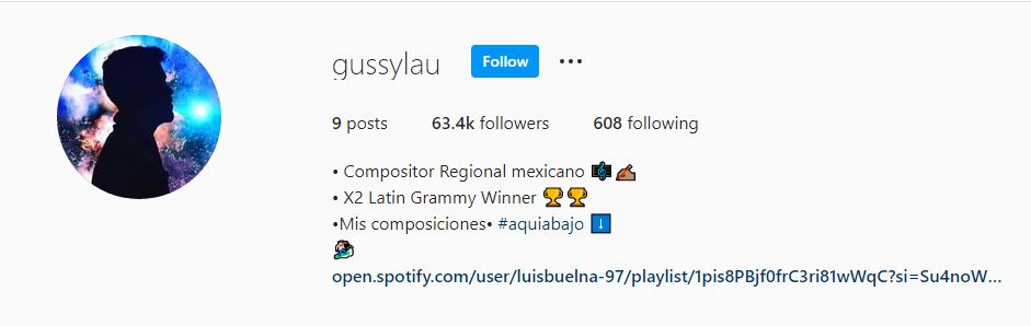 Gussy Lau Instagram account