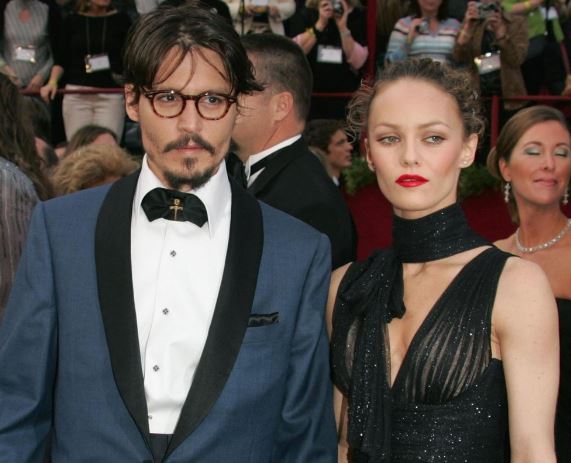 John Christopher Depp III's parents Johnny Depp and Vanessa Paradis