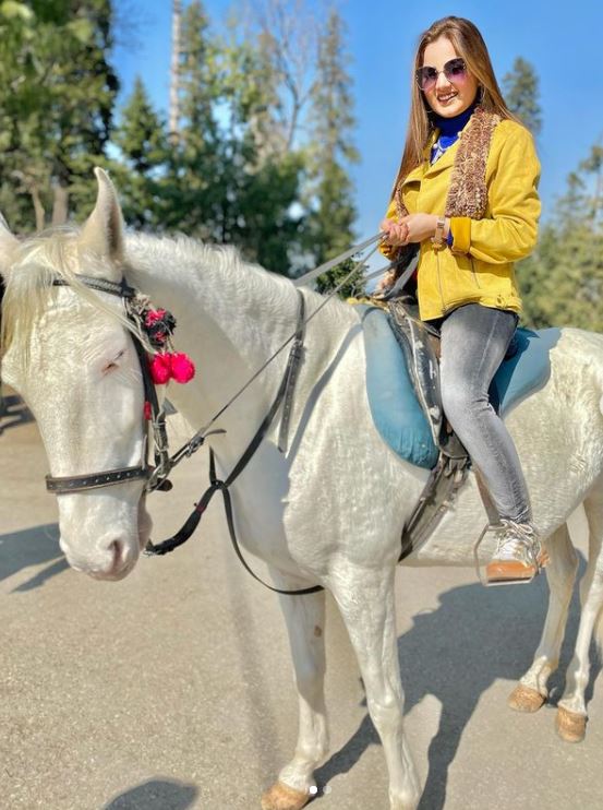 Rabeeca Khan loves horse riding