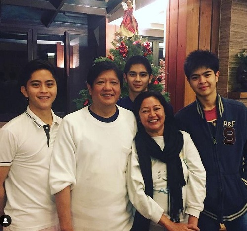 Sandro Marcos family picture