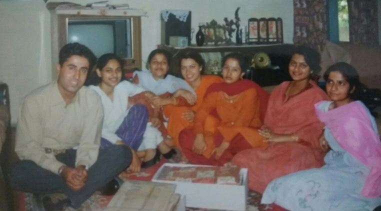 Vikram Batra with his family members