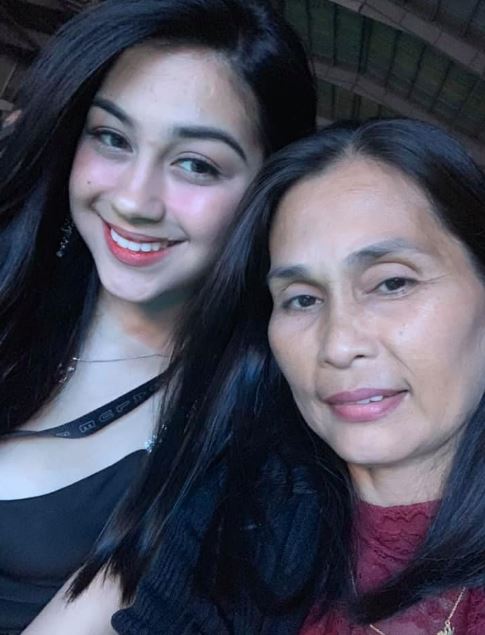 Zeinab with her mom Mariafe Ocampo