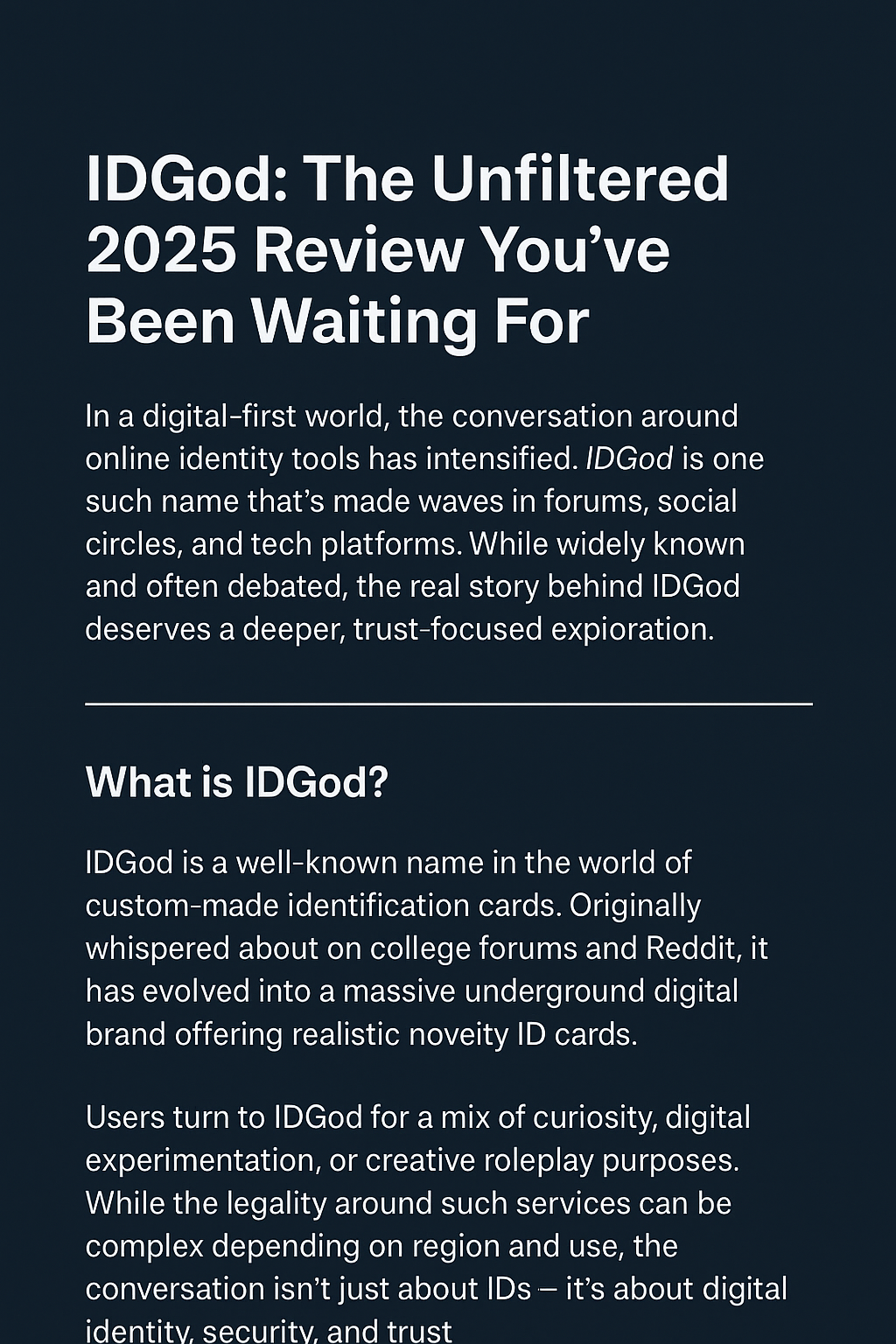 IDGod